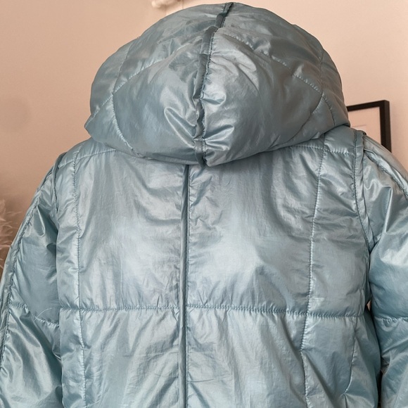 Souris mini zipper puffer coat, hoodie spring, fall or winter! Size 10 girl - Picture 6 of 17